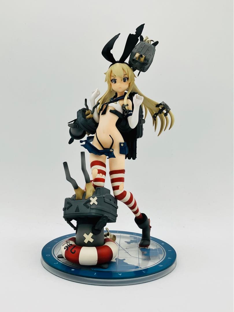 艦隊これくしょん ～艦これ～ 島風 中破Ver. 1/7 キューズQ 駿河屋 -<中古>島風 中破Ver. 「艦隊これくしょん～艦これ～」 1/8 PVC