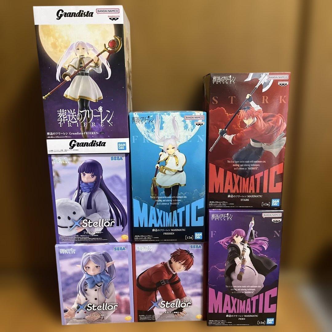 葬送のフリーレン　フィギュア　7点セット 葬送のフリーレン」フリーレンの1/7スケールフィギュアが8月再販。風に