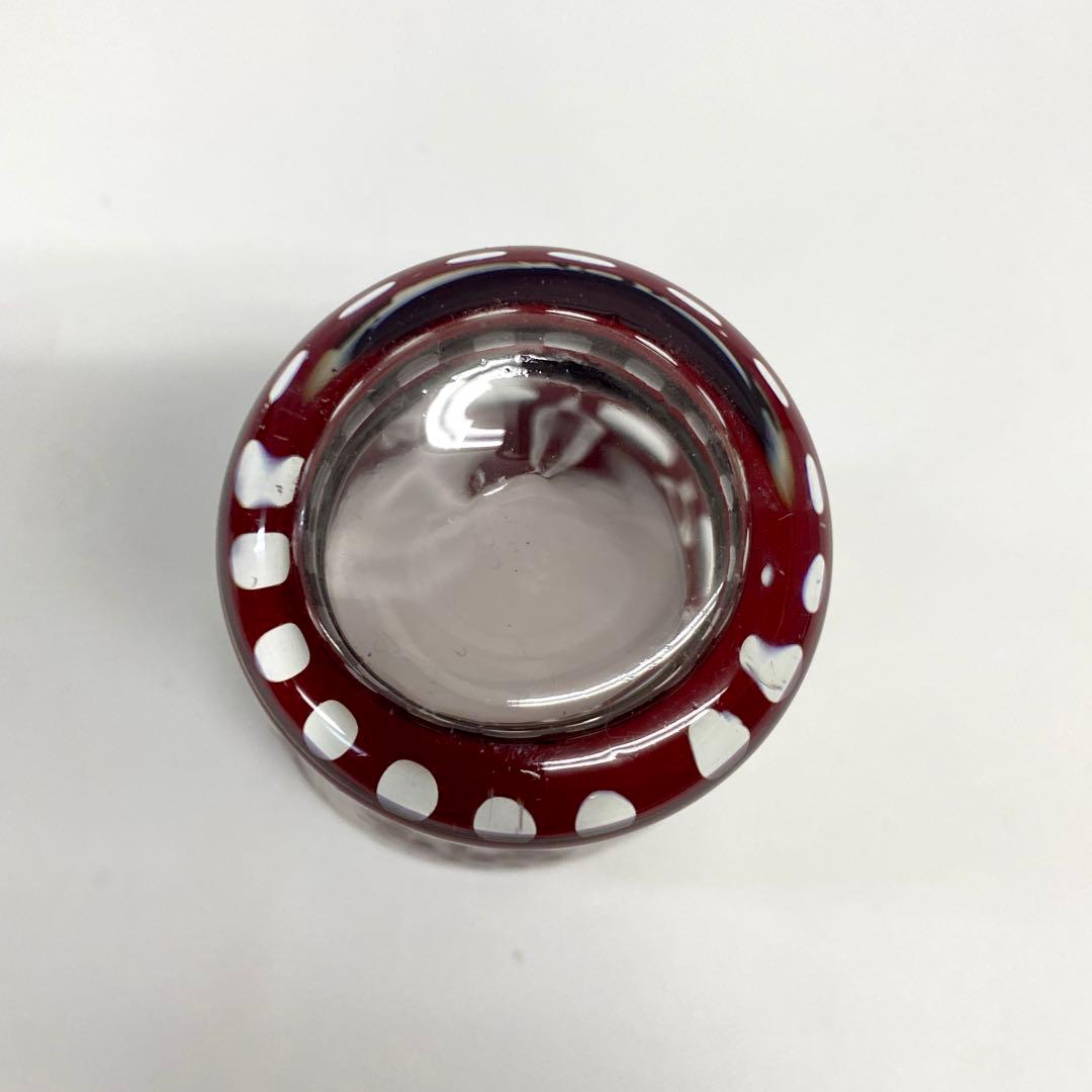 G3 ボヘミアングラス エーゲルマン レッド チェコ ビアジョッキ 江戸