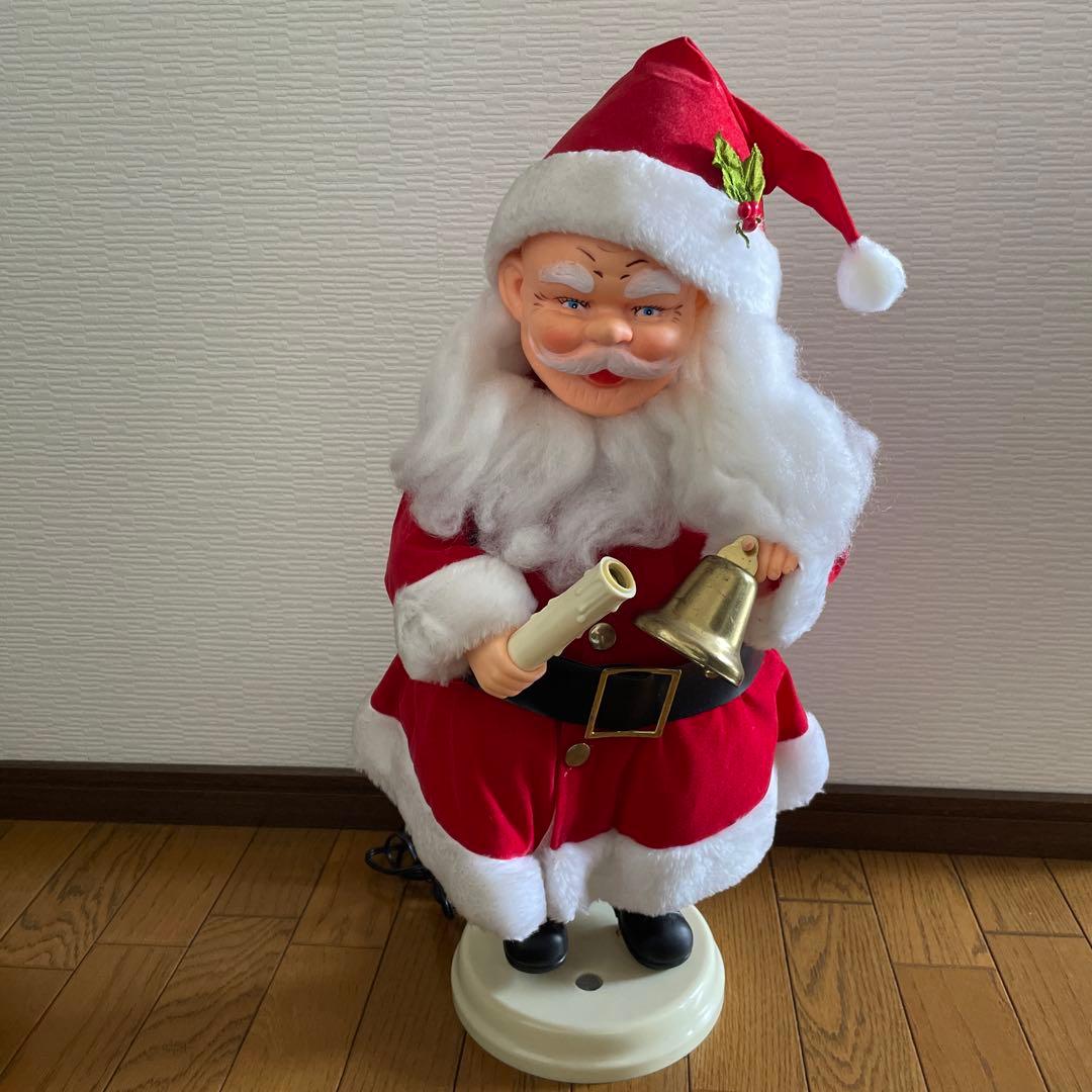 動く サンタクロース サンタさん 置物 人形 クリスマス 送料込 匿名