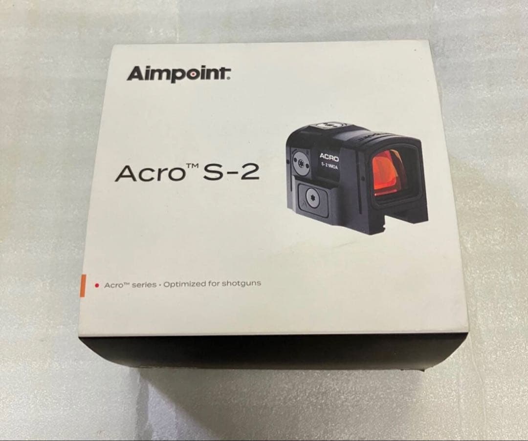 実物 AIMPOINTドットサイトACRO S-2正規品 acro s2 ダット Aimpoint Acro S-2 - 9 MOA Red Dot Reflex Sight with Integrated