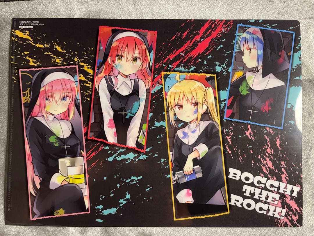 ぼっちざろっく1,2巻同時購入特典 メロンブックス クリアファイル　シスター