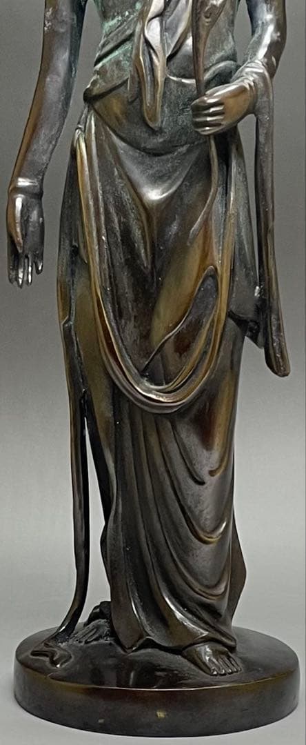 高村光雲 原型 聖観音像 立像 銅製 38cm 3.2kg 仏像 共箱 n9 - メルカリ