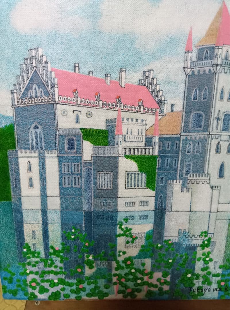 福山清隆の直筆油彩画です写真14枚です