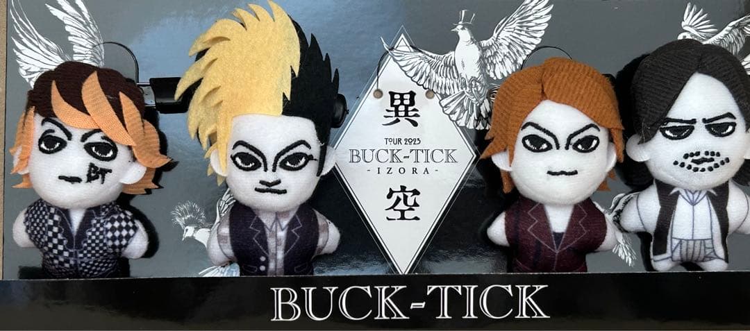 新品BUCK-TICK ぬいぐるみバッチ マスコット4体セット 異空 今井 星野 新品BUCK-TICK ぬいぐるみバッチ マスコット4体セット 異空 今井 星野