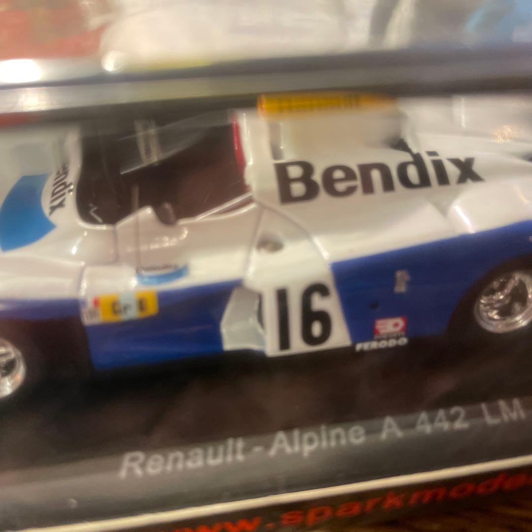 絶版 1/43 スパーク ルノー アルピーヌ A442 1977年 ルマン24時 - メルカリ