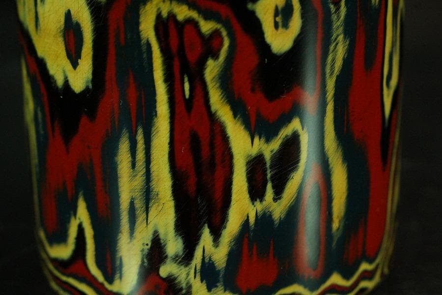 乾漆 色漆堆朱 茶器 香合 雪松作 共箱 未使用(K-A641) - メルカリ