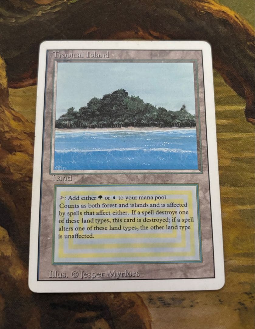 【10月末まで】Tropical  MTG デュアルランド Tropical Island Revised Edition Regular for sale online | eBay