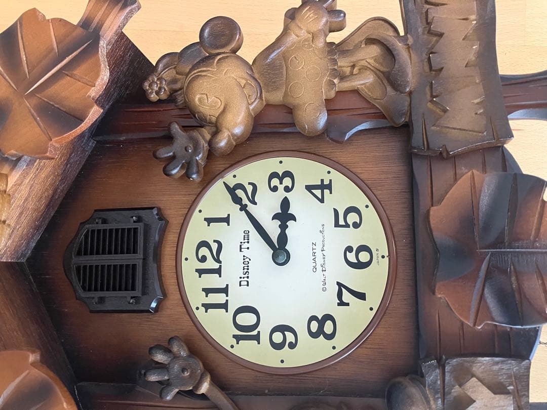 ディズニー ミッキー ミニー SEIKO レトロ 鳩時計 壁掛け時計 - メルカリ