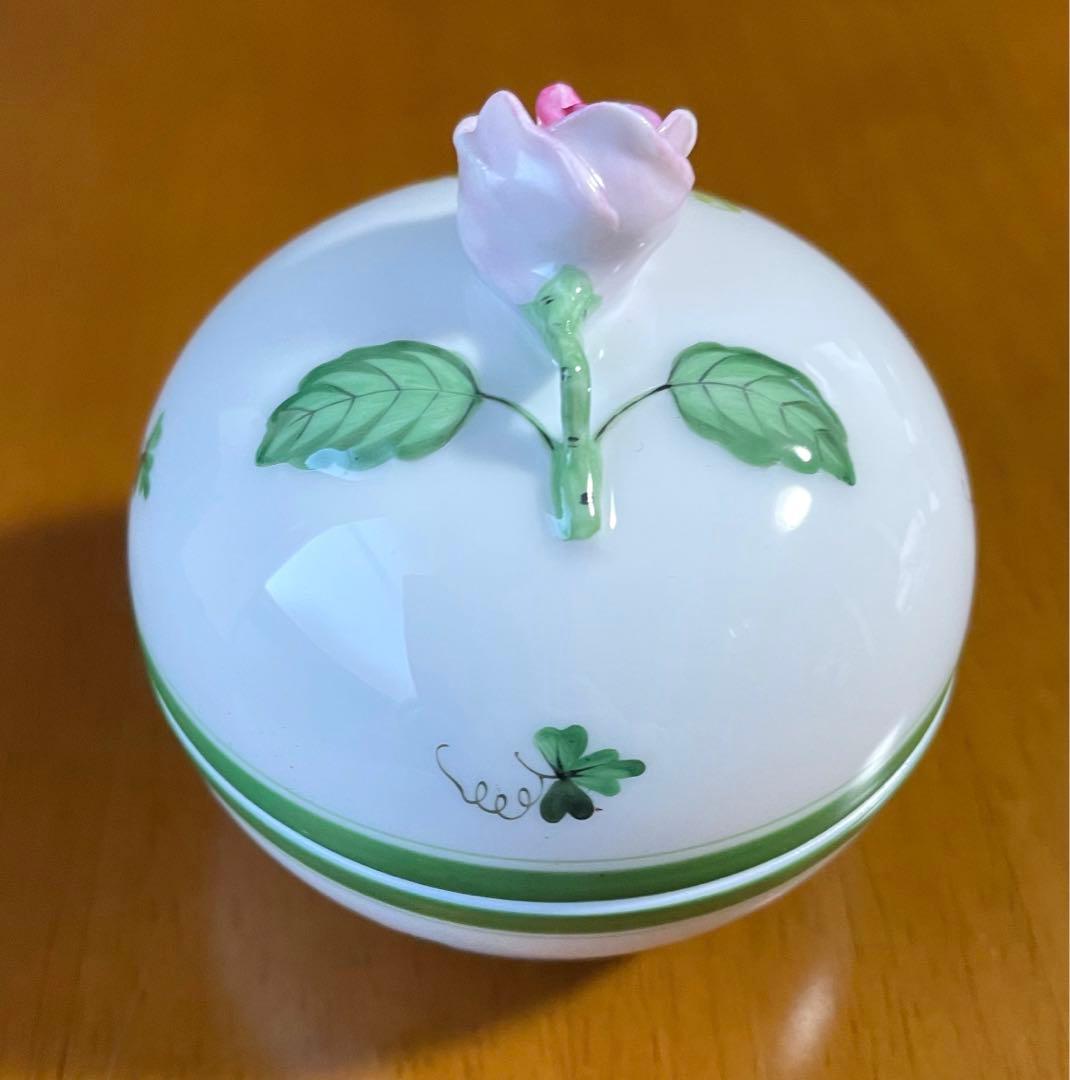 新品未使用 ヘレンド ウィーンの薔薇 マルボンボン ボンボニエール