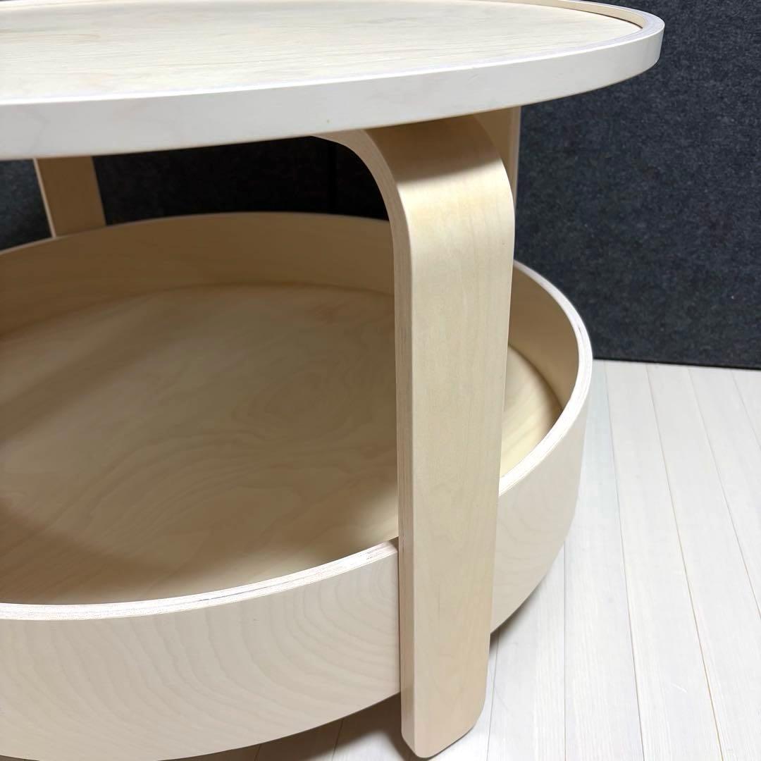 IKEA BORGEBY ボルゲビー コーヒーテーブル バーチ材 丸テーブル