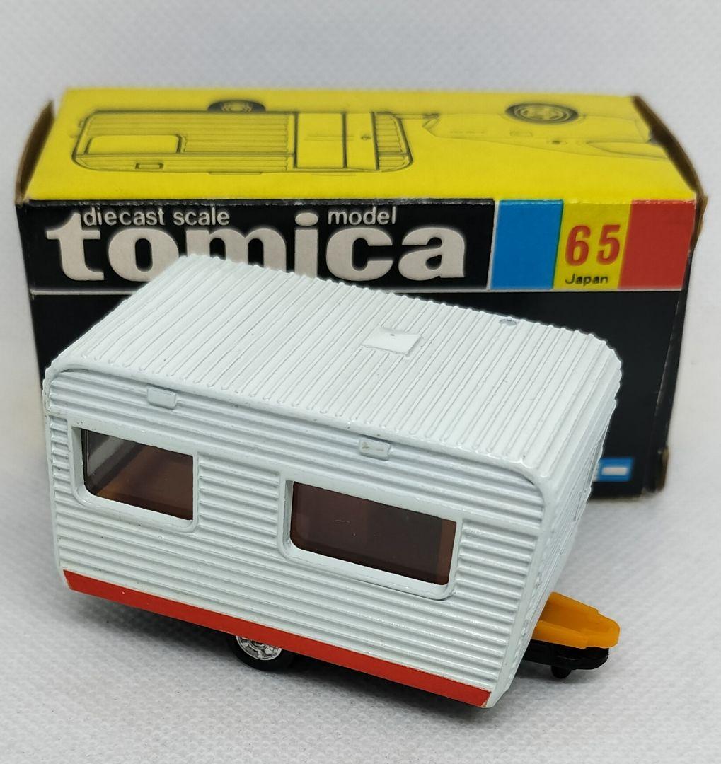 《黒箱トミカ65-1-3》フランスベッドキャンピングトレーラー【１Eホイール】