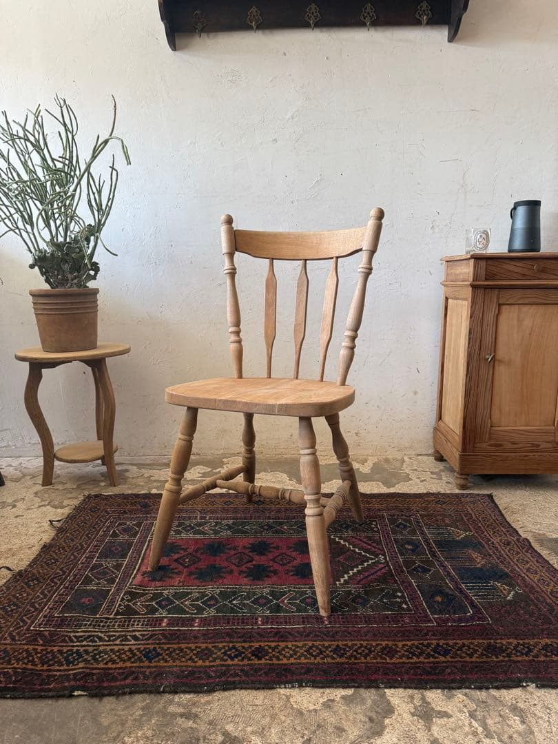 ビンテージ ダイニングチェア　カフェチェア 剥離 no4 ビンテージ ダイニングチェア カフェチェア 剥離加工 no4 - メルカリ