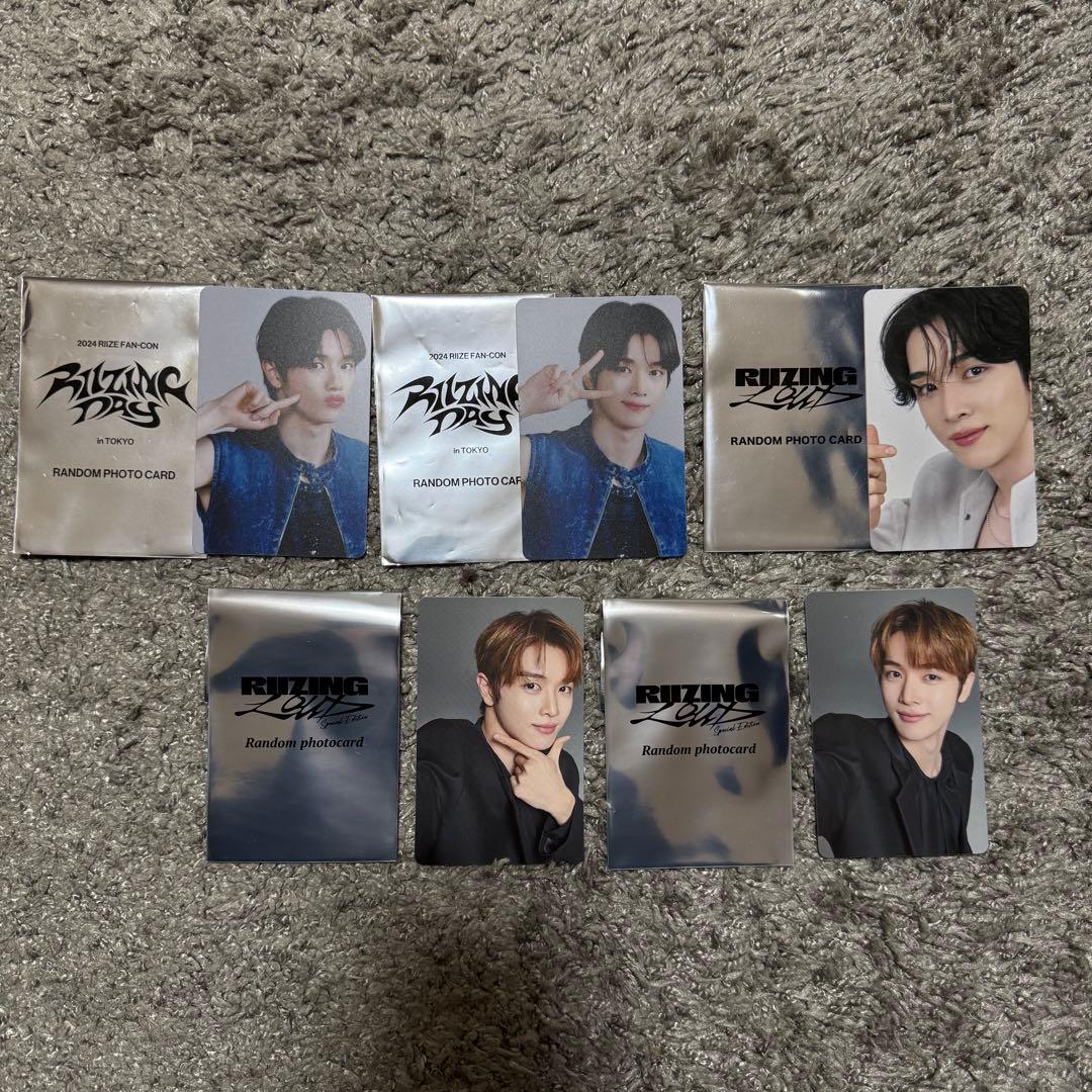RIIZE ウンソク トレカ ランダムフォトカードセット - メルカリ