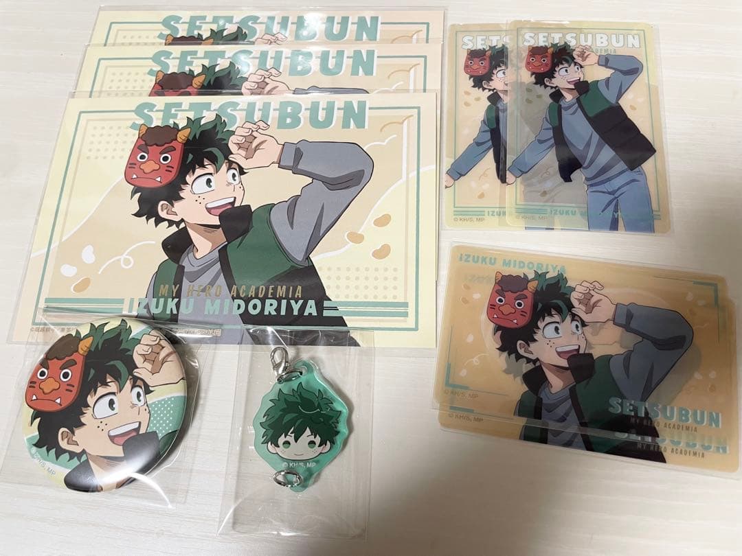 ヒロアカ 緑谷出久 デク 缶バッジ クリアシート カード - メルカリ