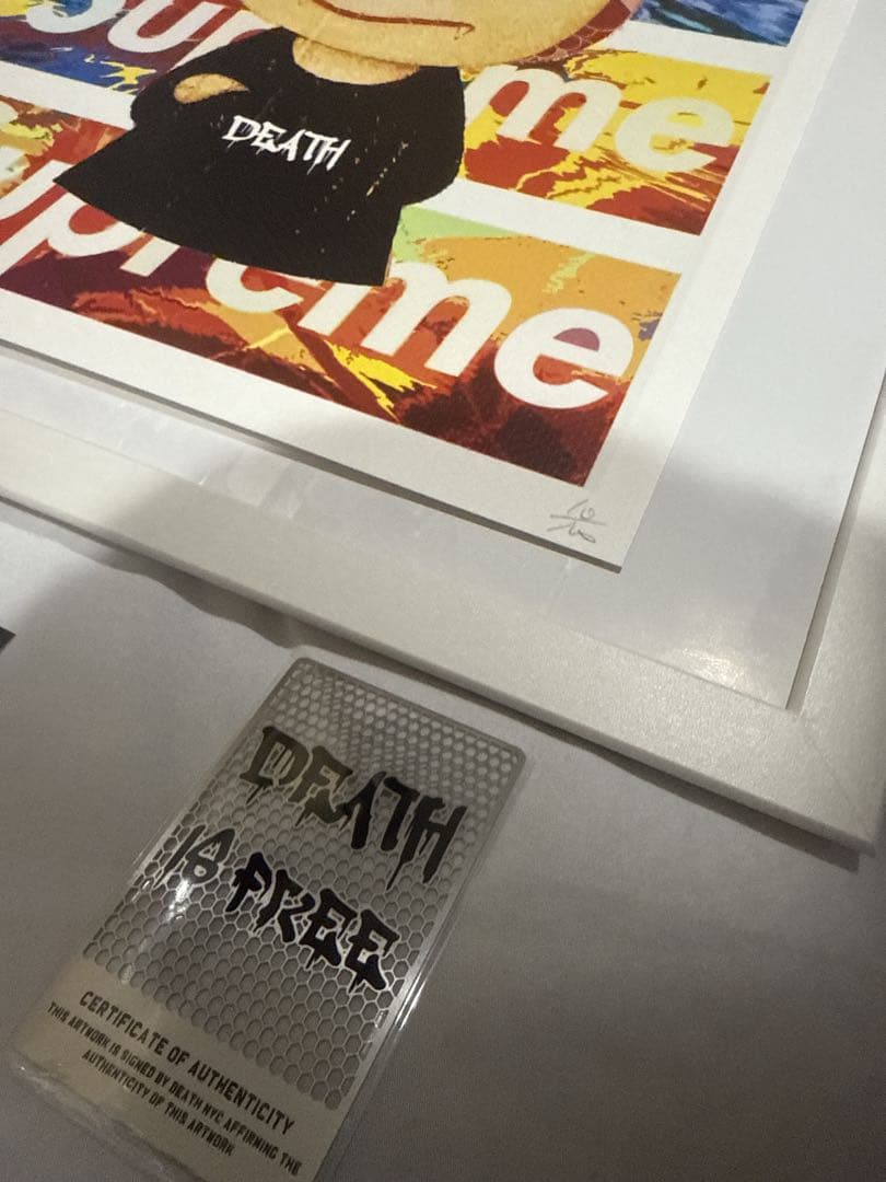 DEATH NYC 現代アートポスター 世界100枚限定supreme 奈良美智 - メルカリ