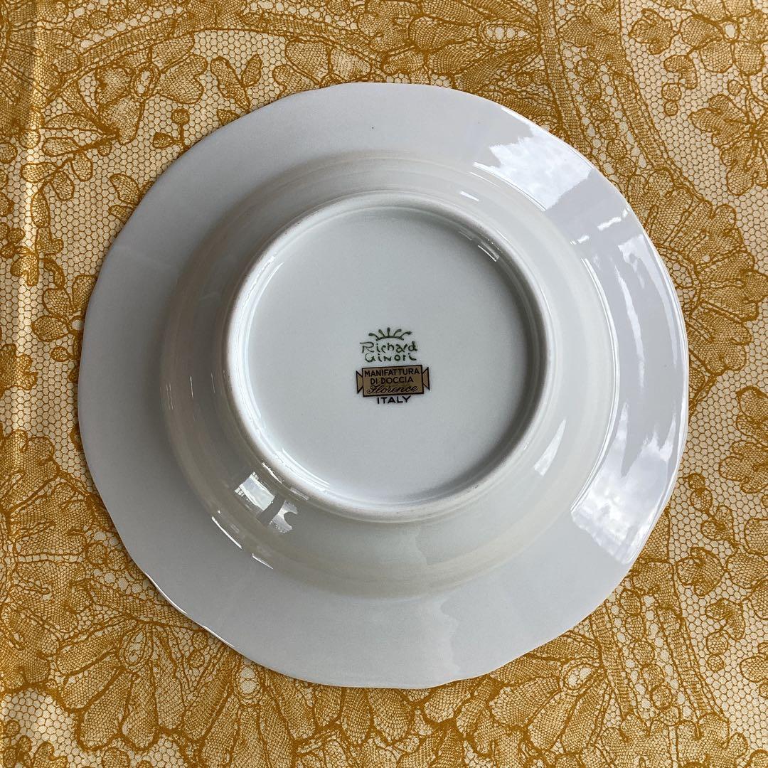 《Richard Ginori イタリアンフルーツ》スープ皿20cm6枚　希少