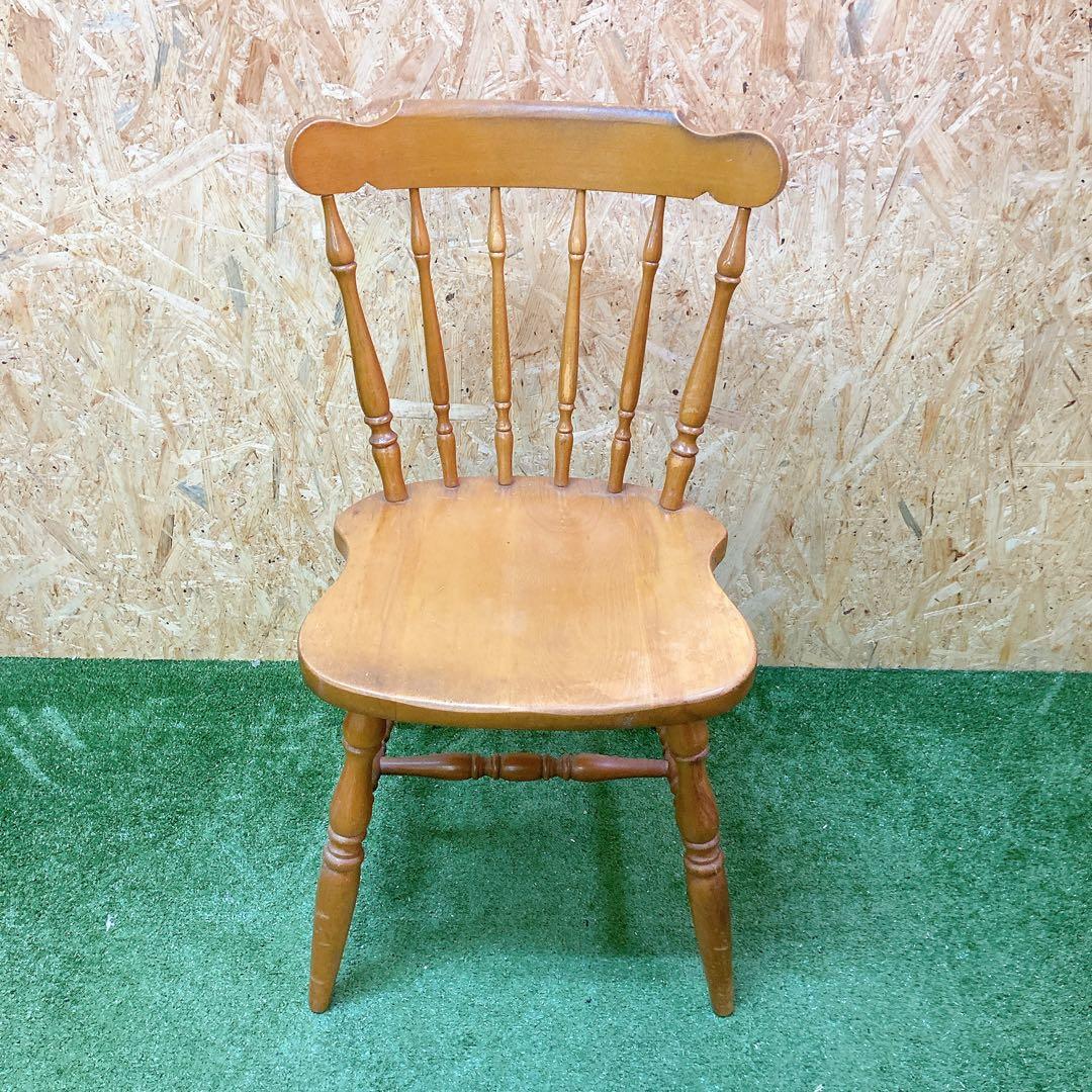 飛田産業　ダイニングチェア　椅子　ウィンザーチェア　キツツキ A 飛騨産業 キツツキマーク ウィンザーダイニングチェア ローバック