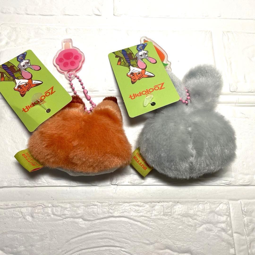 韓国 ズートピア キーホルダー ぬいぐるみ ニック ジュディ - メルカリ