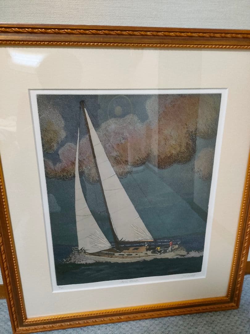 品のある豪華額 銅版画　ストームクラッシュ 直筆陶墨画「白峰種蒔」 | 墨絵・陶墨画アーティスト 西元祐貴 Yu-ki