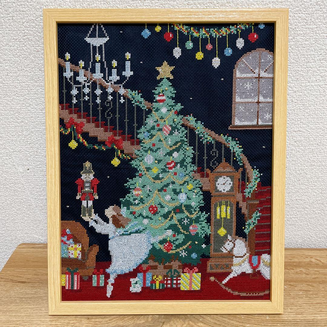 ホビーラホビーレ クリスマスイブの贈り物 クロスステッチフレーム