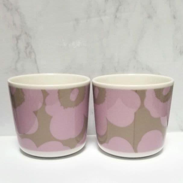 marimekko》日本限定 ピンク×ベージュ コーヒーカップセット - メルカリ