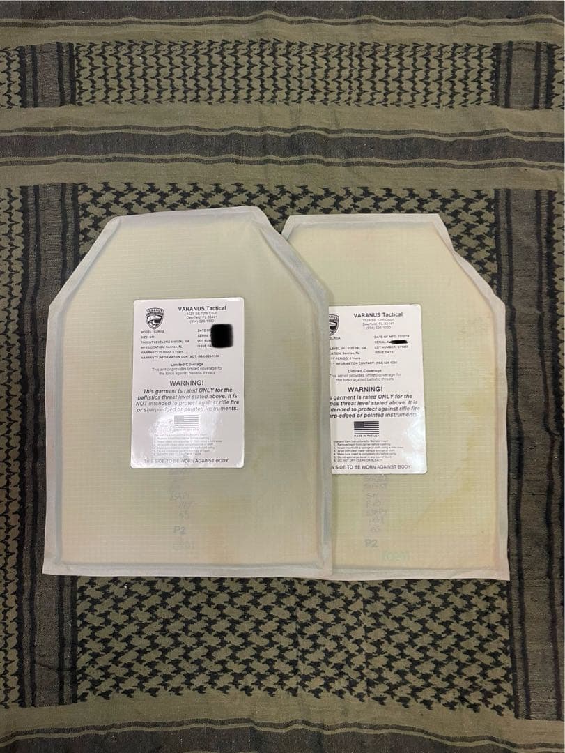 実物 VARANUS Tactical ソフトアーマー プレート米国製 M94 一点物] 米軍実物 Bulldog Equipment MBAV プレートキャリア