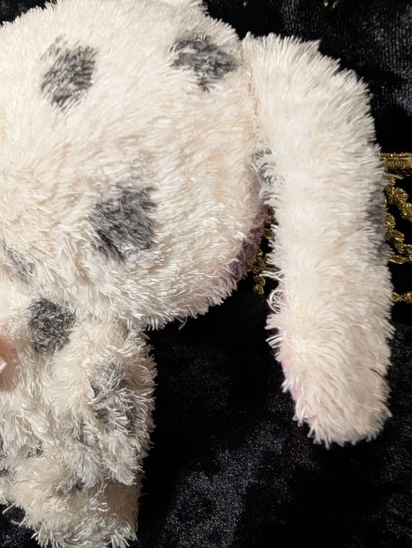 希少】シュガーバニーズ ぬいぐるみ ぶちうさ 刺繍入りアイスクリーム