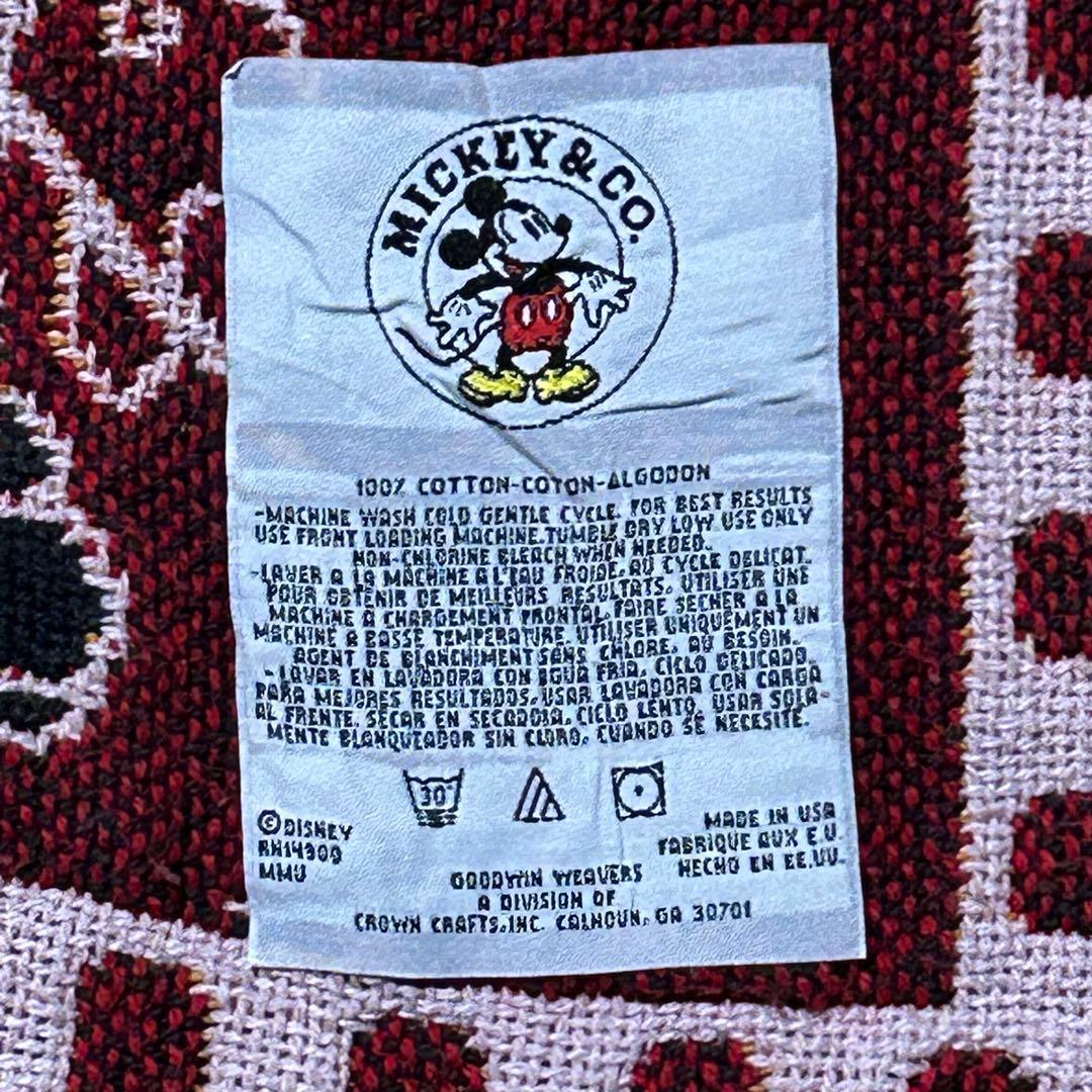 VINTAGE】ラグ マット 90s USA製 ディズニー ミッキーマウス - メルカリ