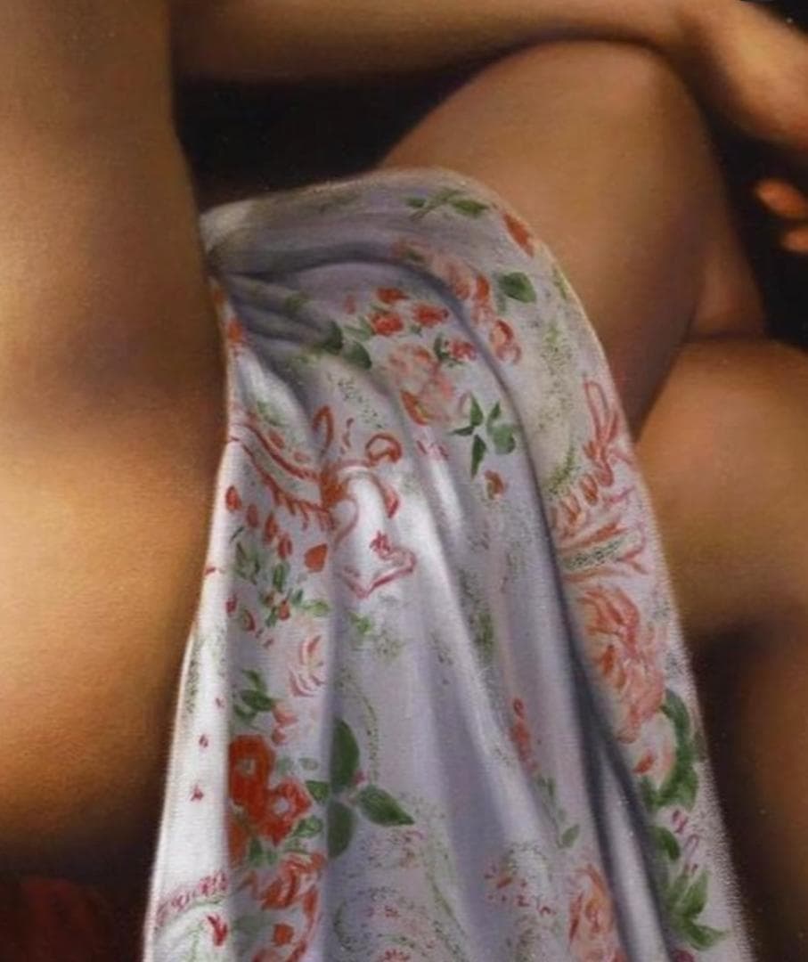 80〜140万円　疋田正章「幽遠」裸婦 共シール 10号 ホキ美術館大賞入選画家