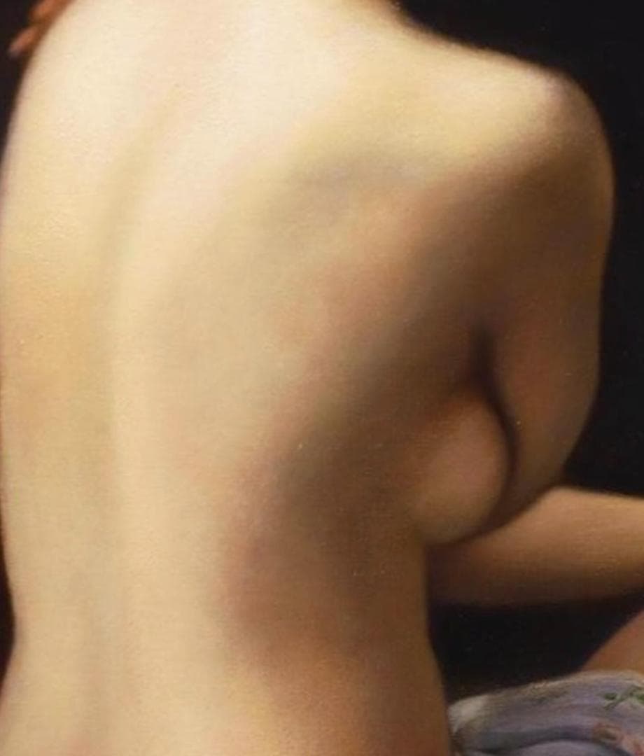 80〜140万円　疋田正章「幽遠」裸婦 共シール 10号 ホキ美術館大賞入選画家