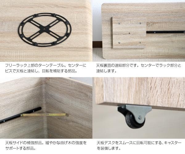 《新品送料無料》パソコンデスク L字型 コーナー 回転 幅120cm 幅85cm