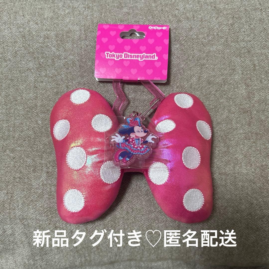 新品⭐︎パルパルーザ ミニー ファンダーランド リボン カラビナ付き