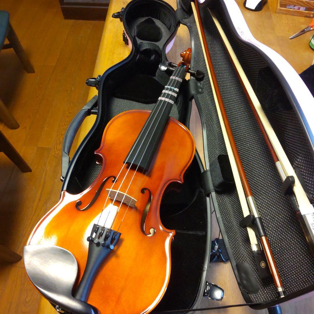 はなさん専用！バイオリン本体C.Giordanoカルロジョルダーノ木製手工芸品 Carlo giordano VS-1 4/4サイズ バイオリンセット カルロジョルダーノ