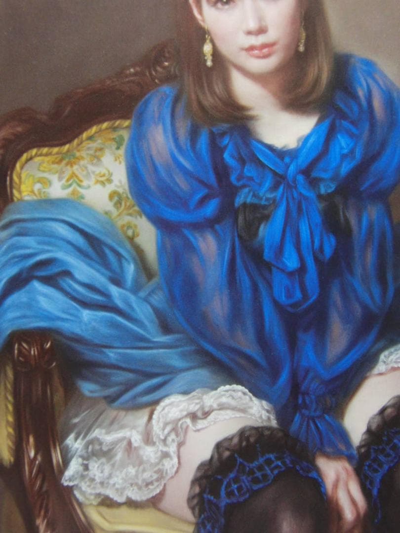 三嶋 哲也 「Blue-Temptations」、厳選、希少画集・額装画 - メルカリ