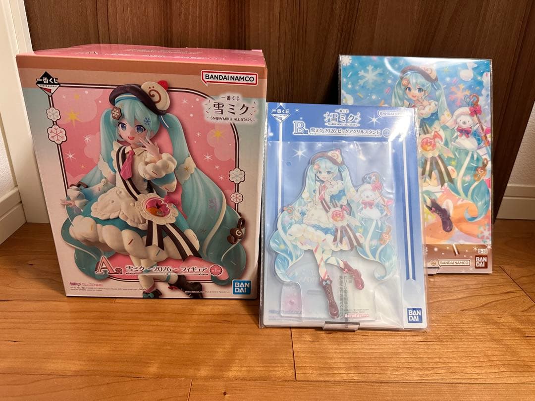 一番くじ 雪ミク 2026 A賞 B賞 S賞 まとめ売り 雪ミク」新作一番くじの全ラインナップ公開！KEI氏描き下ろしの「2026