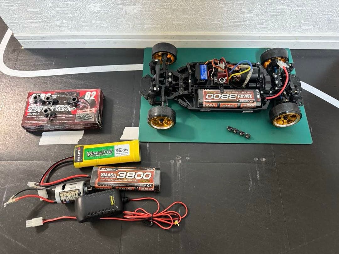 TT-02 MRCドリフトコンバージョンキット付き(一週間限定値引き中) タミヤ TT-02用 2駆ドリコンバージョンキット フルセット ver.2