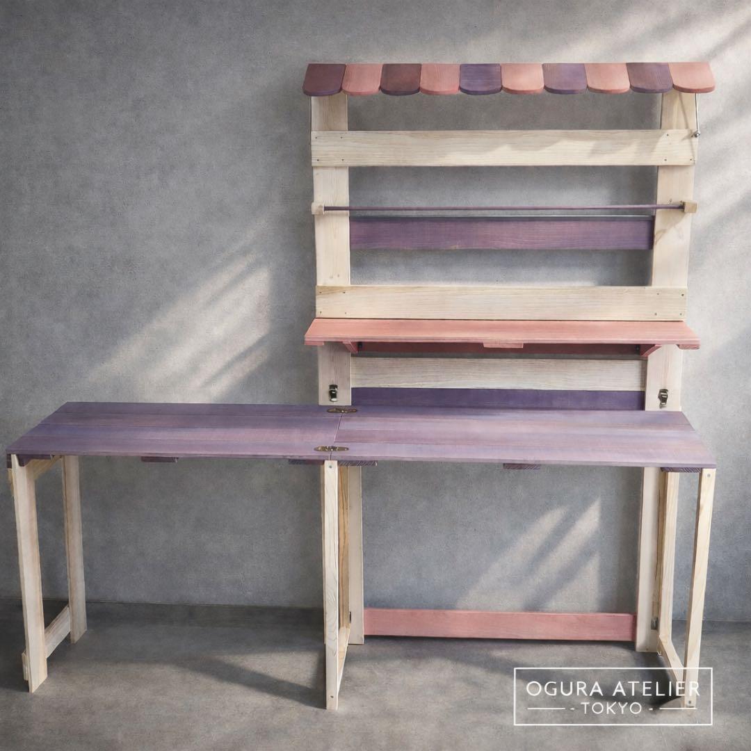 ⚫︎イベント什器/折りたたみ什器/マルシェ/大型什器/折りたたみ/棚/ディスプレイ ☆ガーデニング/折りたたみ什器/イベント什器/マルシェ/大型什器