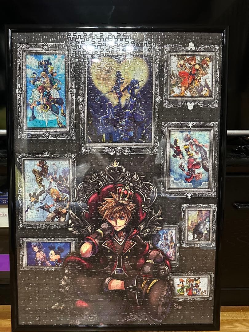 キングダムハーツ 1000ピースパズル ソラ 新品 キングダムハーツ KH パズル ジグソーパズル アート集 1000ピース