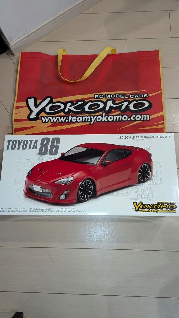 ヨコモMR4-TC4WDオンロードカートヨタ86(組み立てキット未塗装車体のみ) DP-GR86G PANDEM GR86 ボディ付き RD2.0組み立てキット (ガンメタ