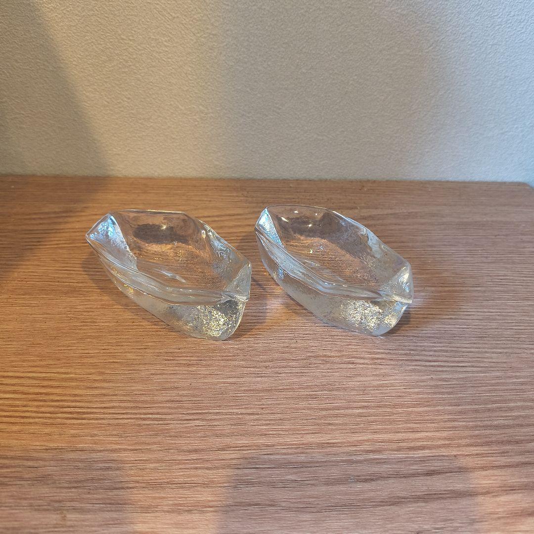 西山芳浩 ガラス 小鉢　2つセット 入手困難 西山芳浩/江戸小鉢（クリア） | リブ・アート オンラインショップ