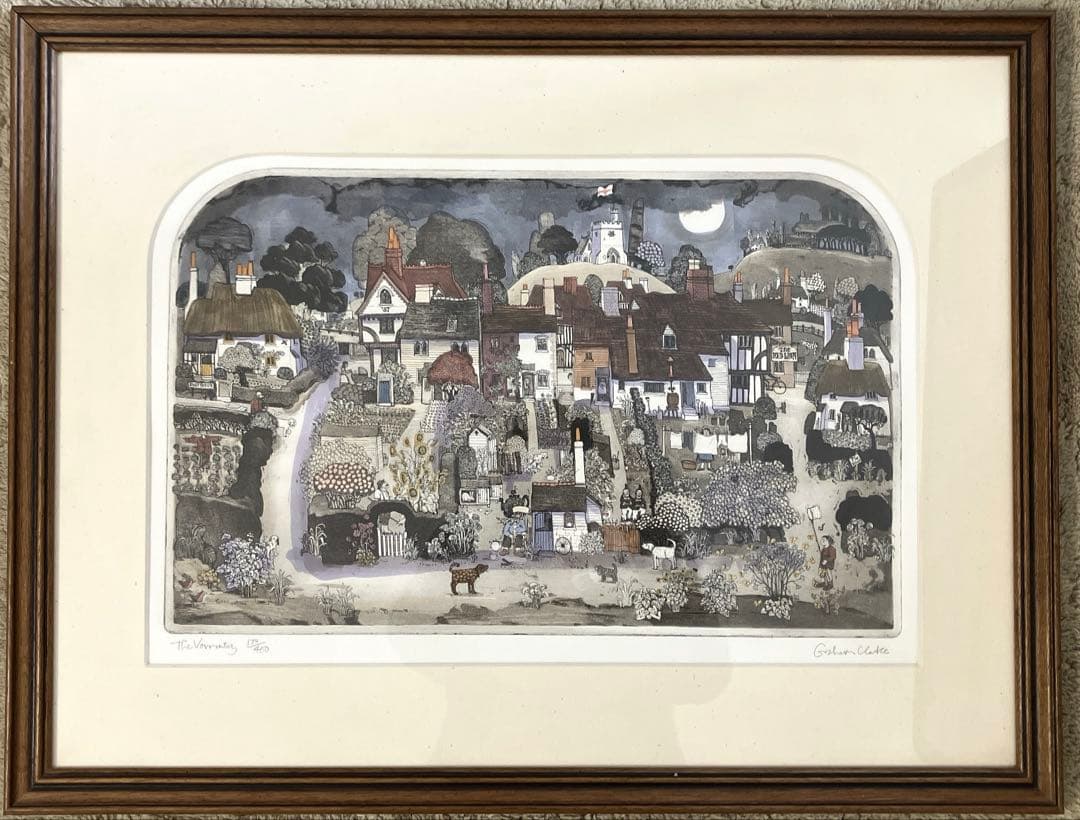 銅版画　グラハムクラーク　「バーミンテリ」 銅版画 グラハムクラーク 「バーミンテリ」 - メルカリ