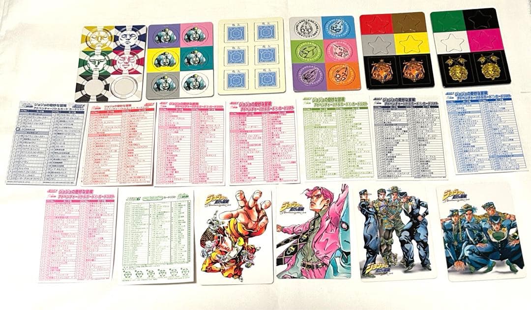 ジョジョの奇妙な冒険 abc カード スターター付属品 カードリスト