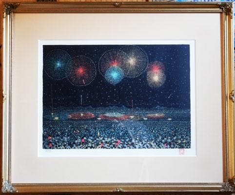 110000⇒¥88000 山下清 長岡の花火 リトグラフ 限定300部6号大 - メルカリ