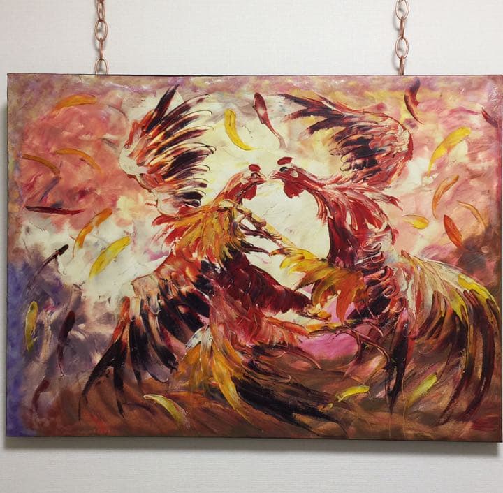 絵画バリ島 No.0309 楽天市場】バリ絵画 鳥の絵 3羽 グレー 白 W80×H60cm ブンゴセカン