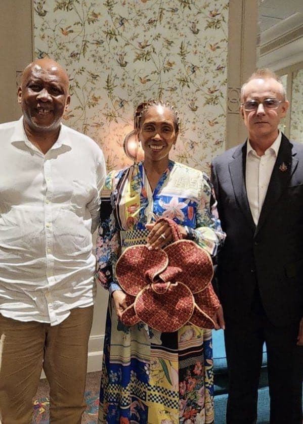 VORAVAJ BANGKOK フェアトレードバッグ アイスブルー ft-4 - メルカリ