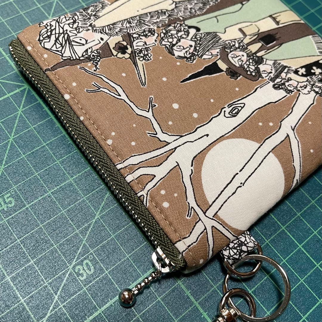 ♡12㎝ファスナーチャームポーチ①♡ハンドメイド アレキサンダー