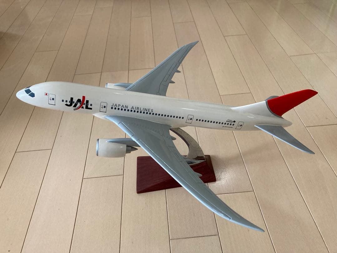 JAL 航空機モデル ボーイング787 太陽のアーク　飛行機　模型 JAL 航空機モデル ボーイング787 太陽のアーク 飛行機 模型 - メルカリ