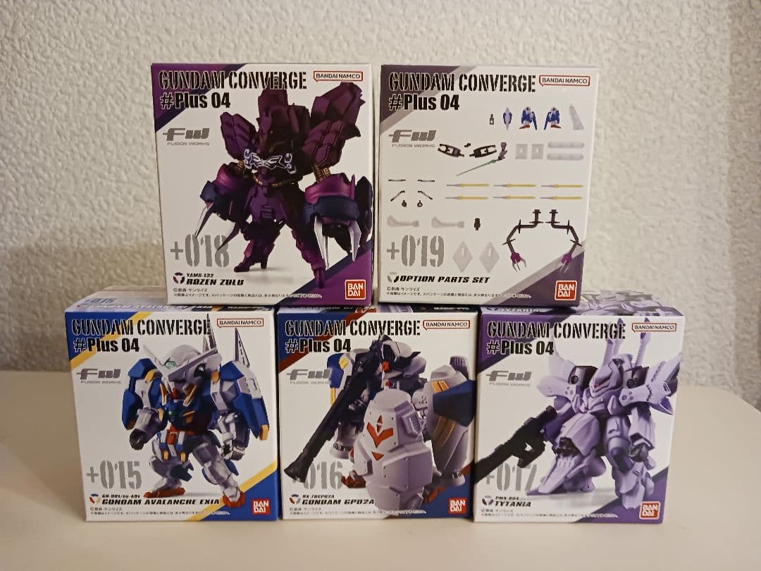 FW GUNDAM CONVERGE ♯Plus04 FW Gundam Converge [#Plus 04] [Full Set of 5] | ShokuninGunpla