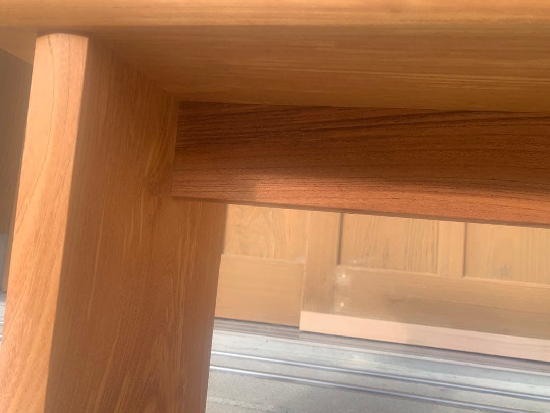 MUKU】欅(ケヤキ)のベンチ，サイドテーブル - メルカリ